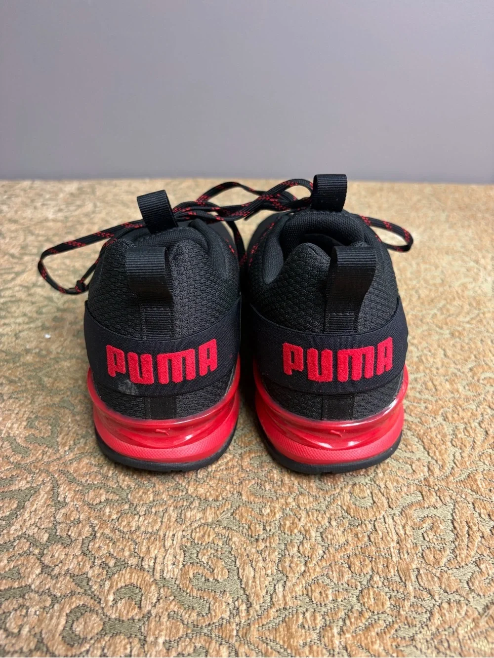 Puma Mens Axelion Spark 193481-01 Black Casual Shoes Sneakers Size 7.5